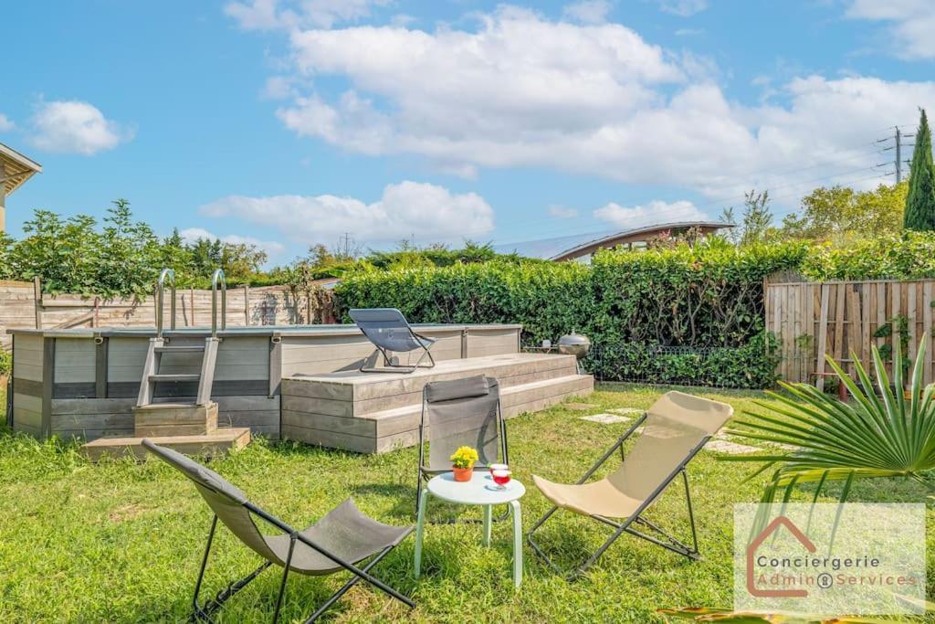 Maison A Lyon Parilly Avec Piscine, Jardin, Parking Prive & Proche Eurexpo Venissieux Exterior photo