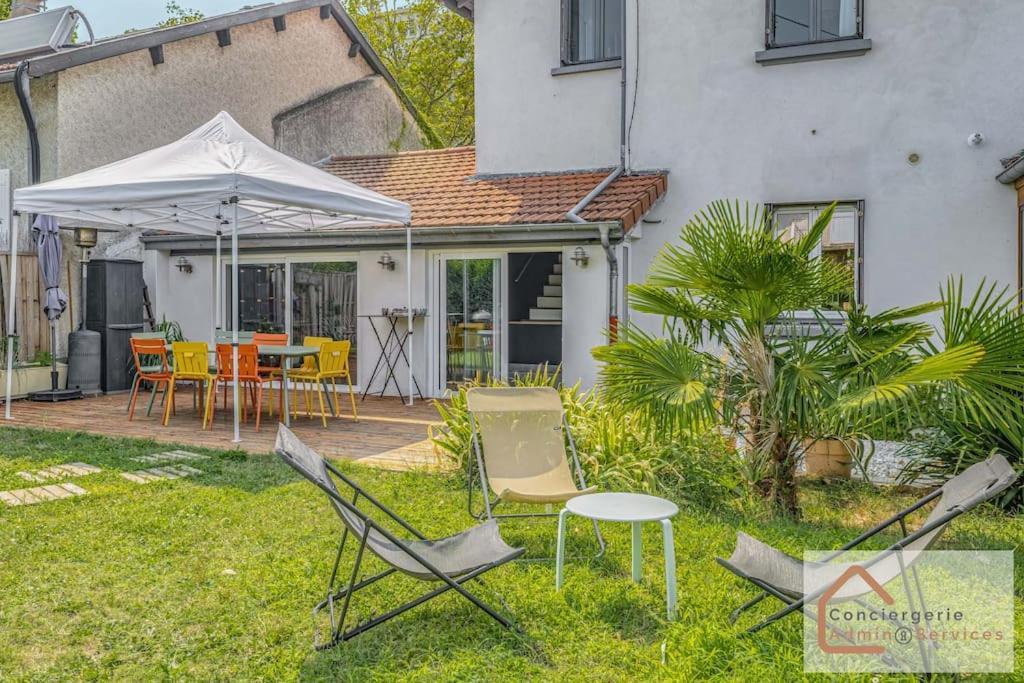 Maison A Lyon Parilly Avec Piscine, Jardin, Parking Prive & Proche Eurexpo Venissieux Exterior photo